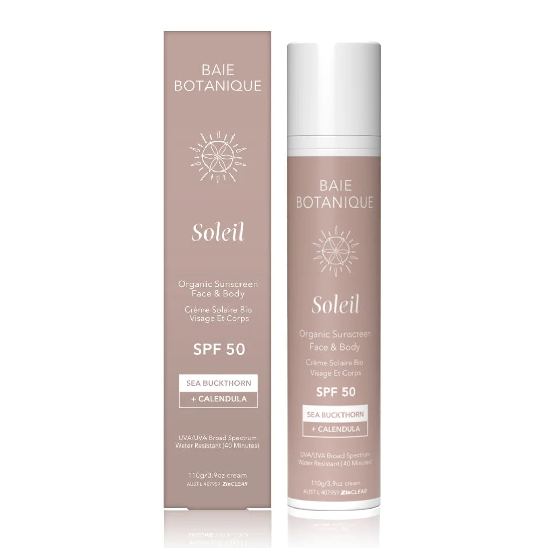 Organic Mineral Face and Body Sunscreen SPF 50 Zinc Oxide Sunblock-1