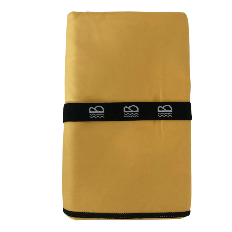 Sunburst Yellow Extra-Large Microfibre Towel-1