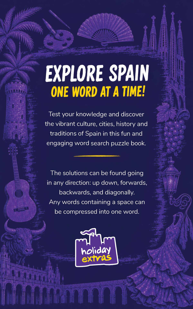 Holiday Extras' WordSearch book - SPAIN - with competition-2