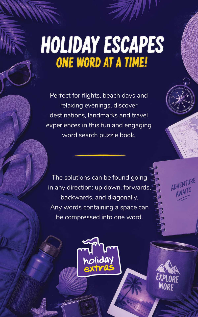 Holiday Extras' WordSearch book - with competition-2