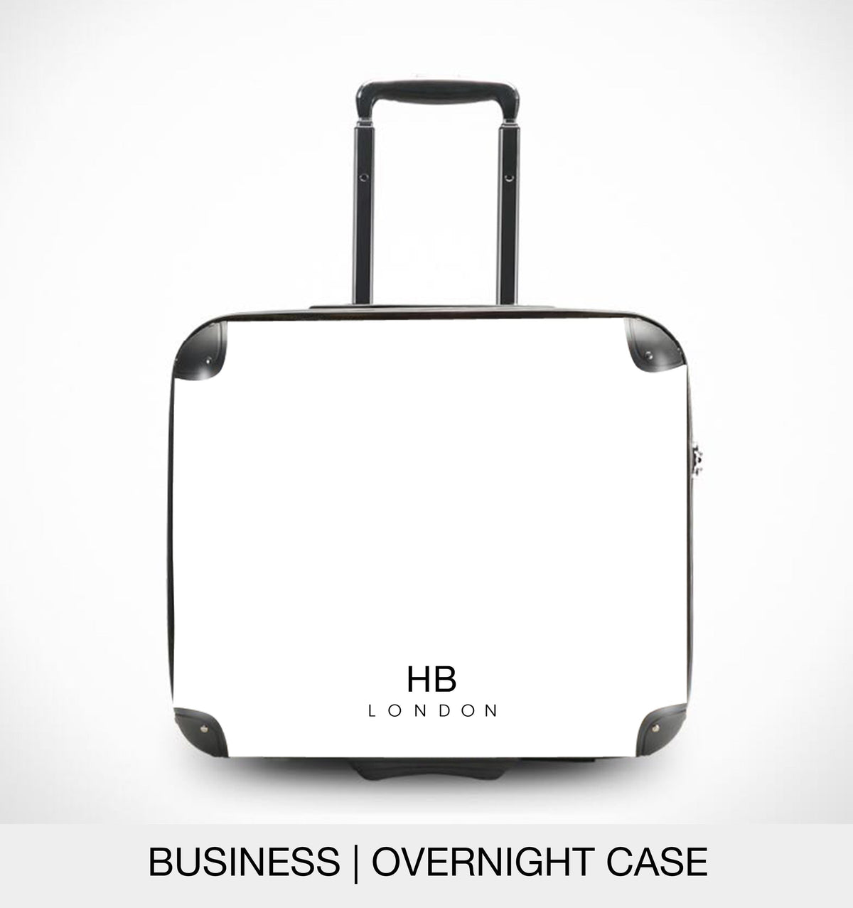 Hot Pink Pinstripe with White Font Initial Personalised Suitcase-11