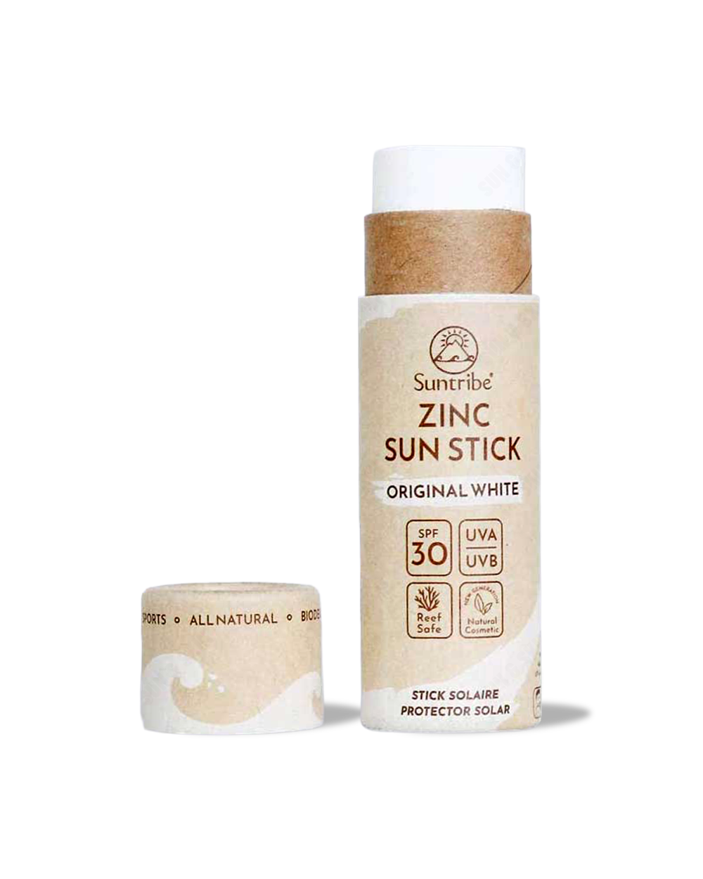 Suntribe Natural Mineral Zinc Sun Stick Original White SPF 30 30g-1