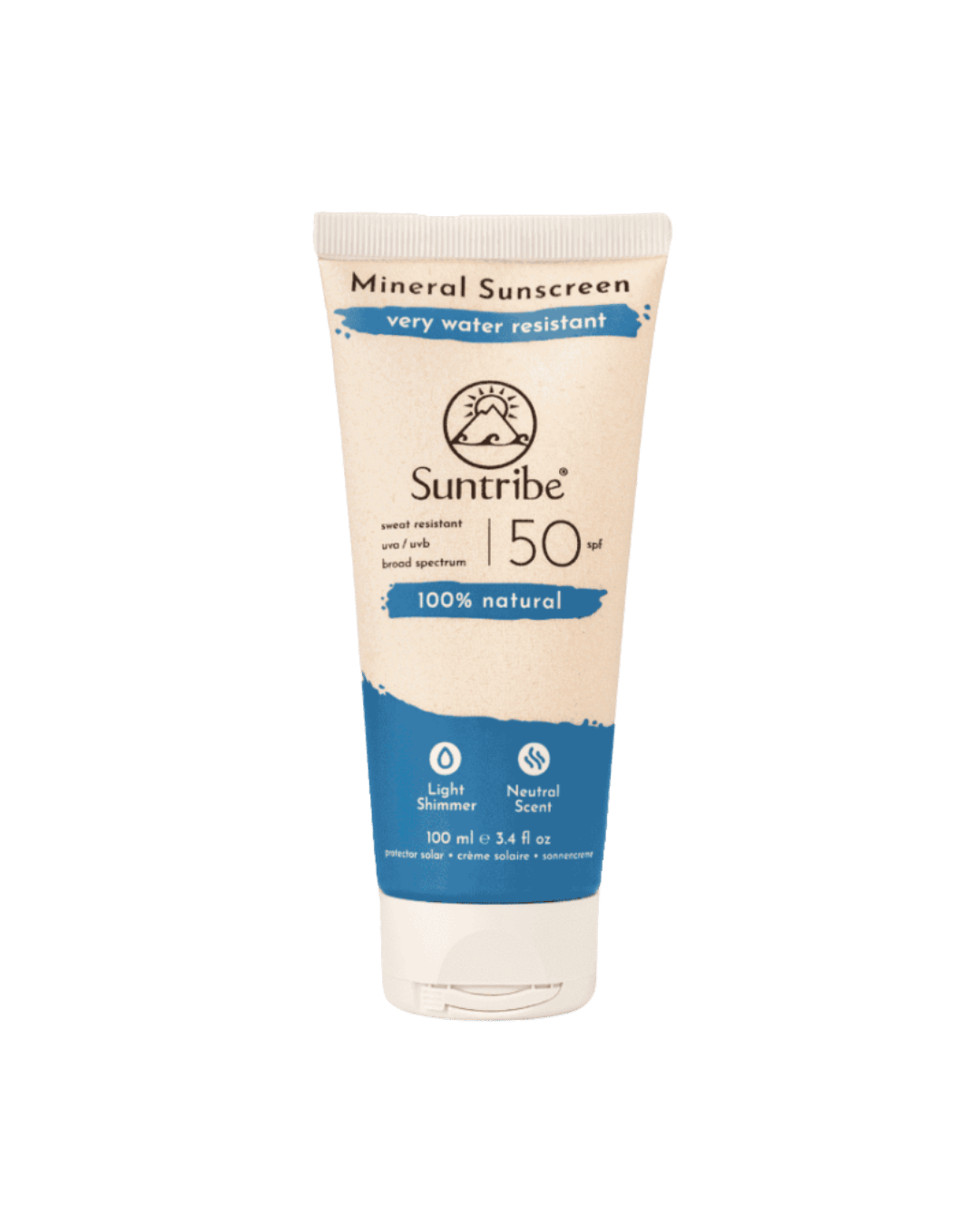 Suntribe Active Organic Mineral Sunscreen SPF 50 100ml-1