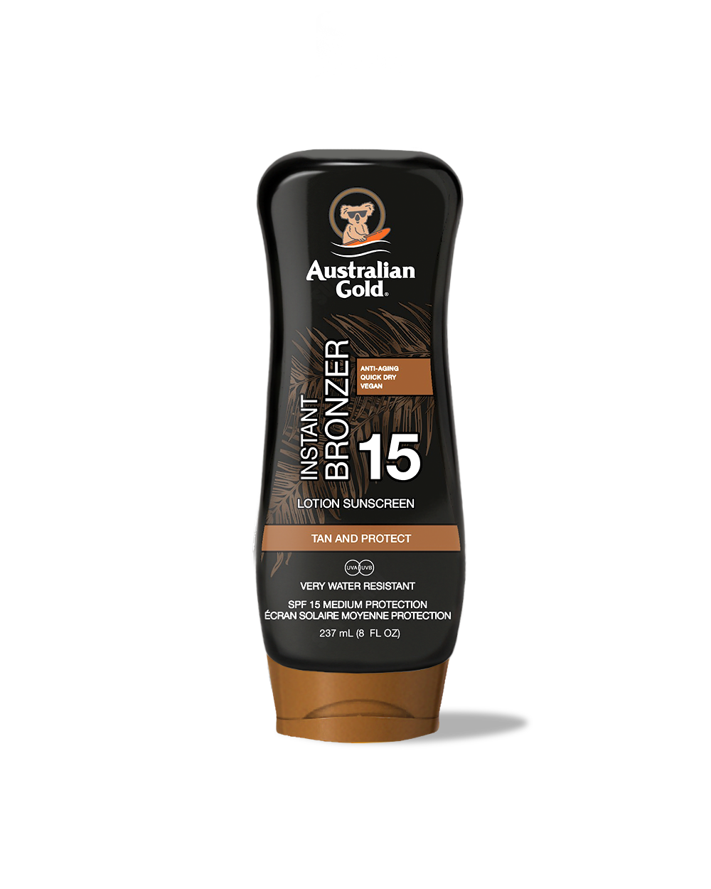 Australian Gold Sun Lotion With Bronzer SPF 15 237ml-1