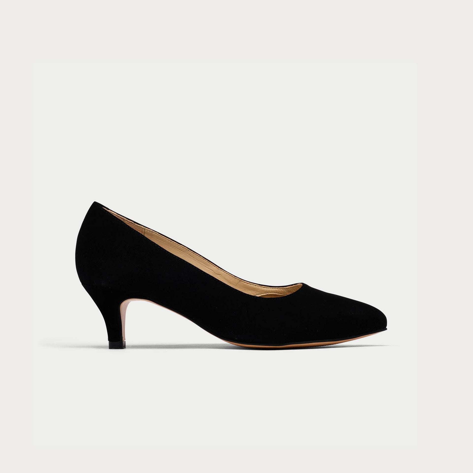 Ava - Black Suede Courts
