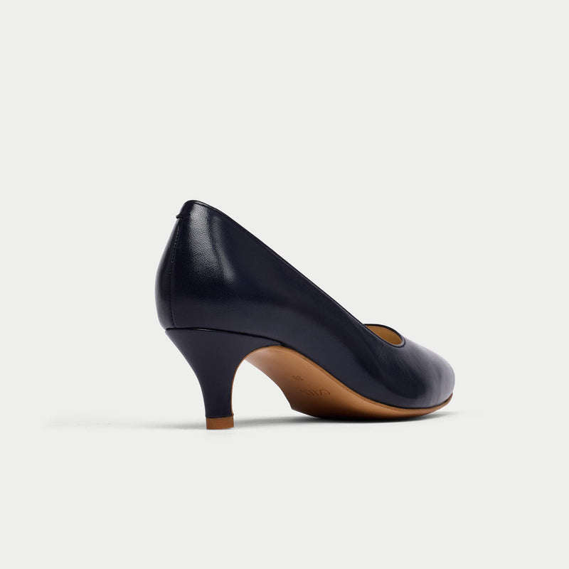 Ava - Navy Leather Courts-6