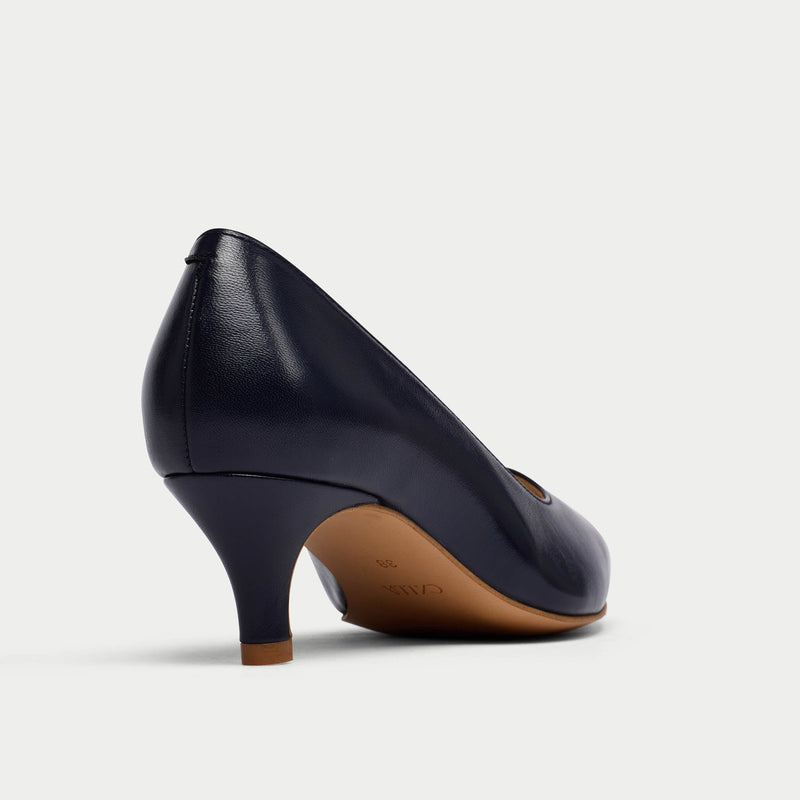 Ava - Navy Leather Courts-3