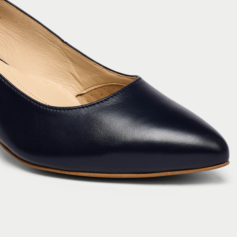 Ava - Navy Leather Courts-5