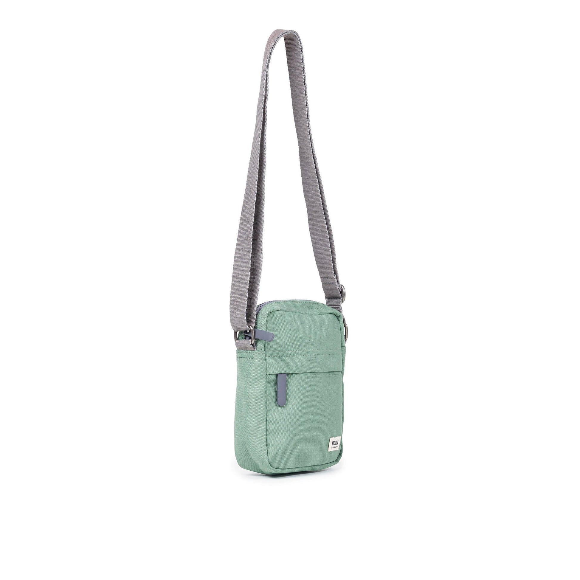 Bond Pocket Crossbody Bag in Frost Recycled Canvas-2
