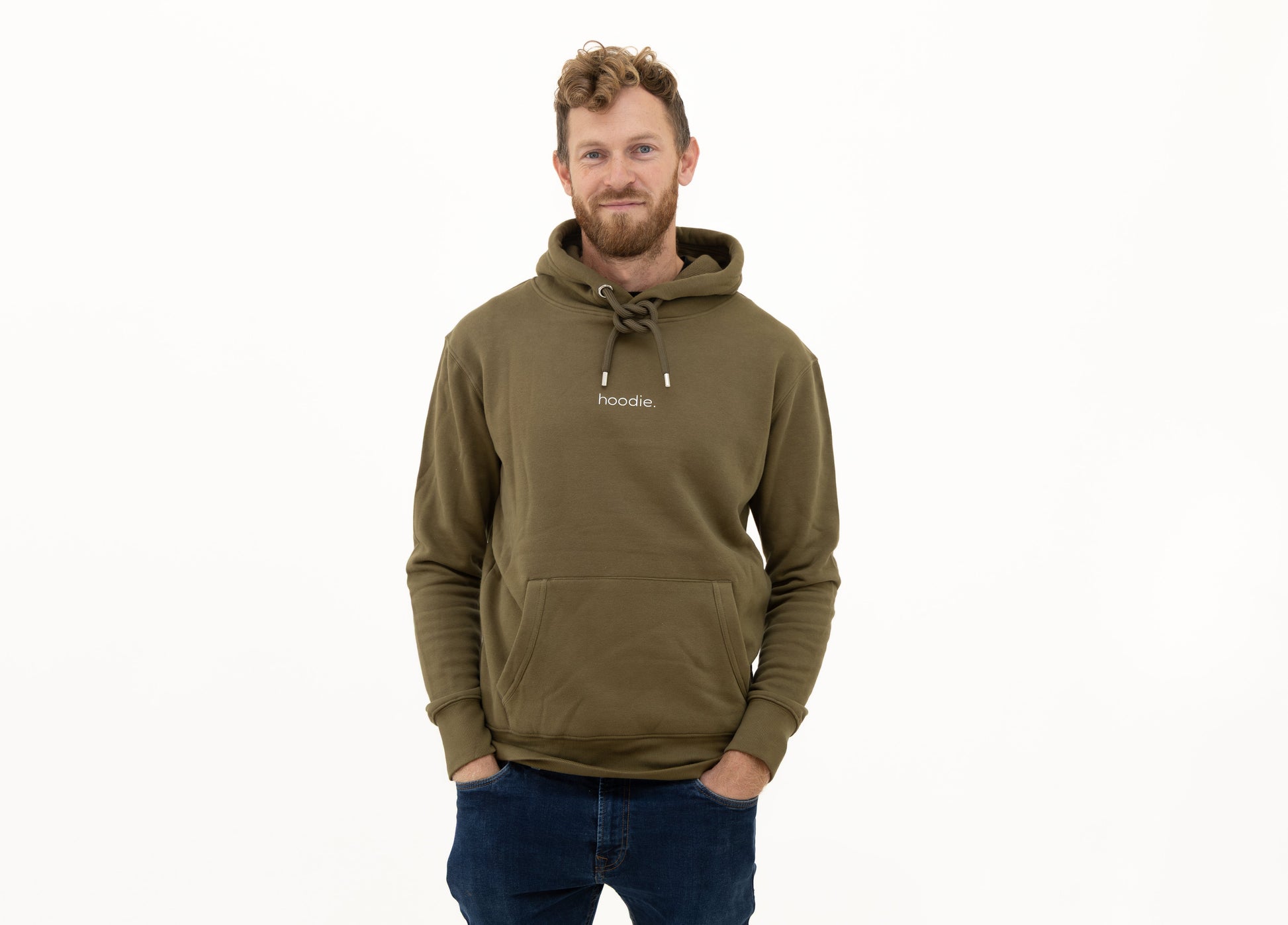 simple. hoodie. khaki.-1