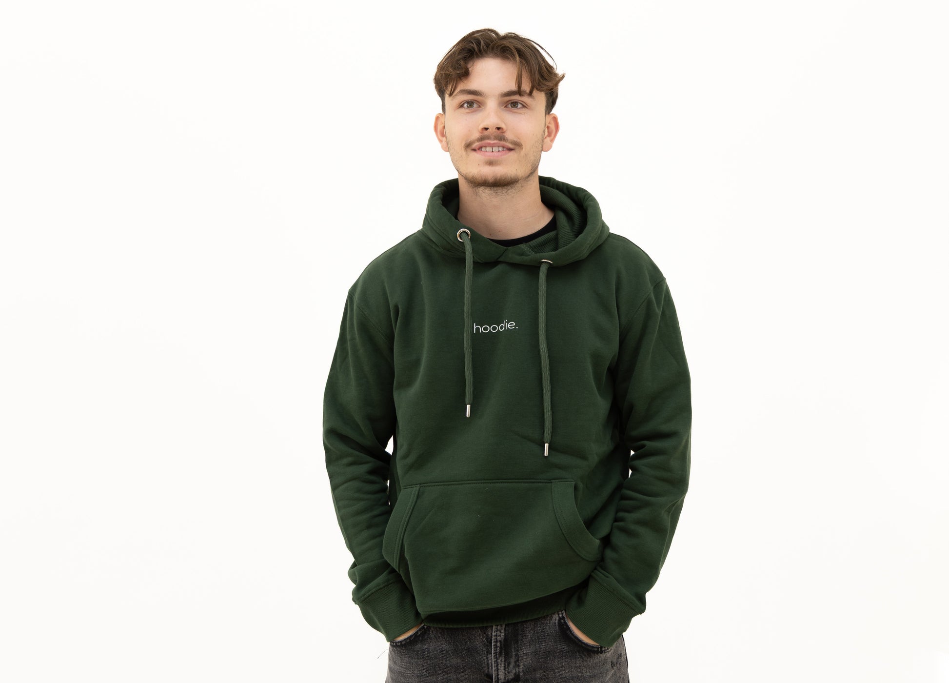 simple. hoodie. forest-green.-1