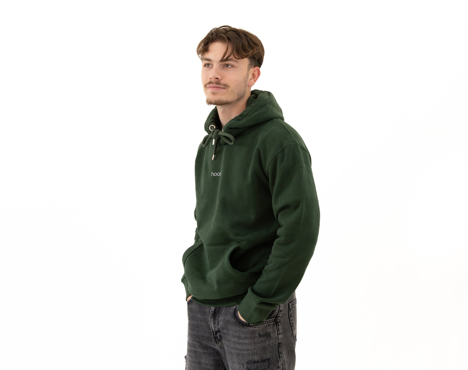 simple. hoodie. forest-green.-2