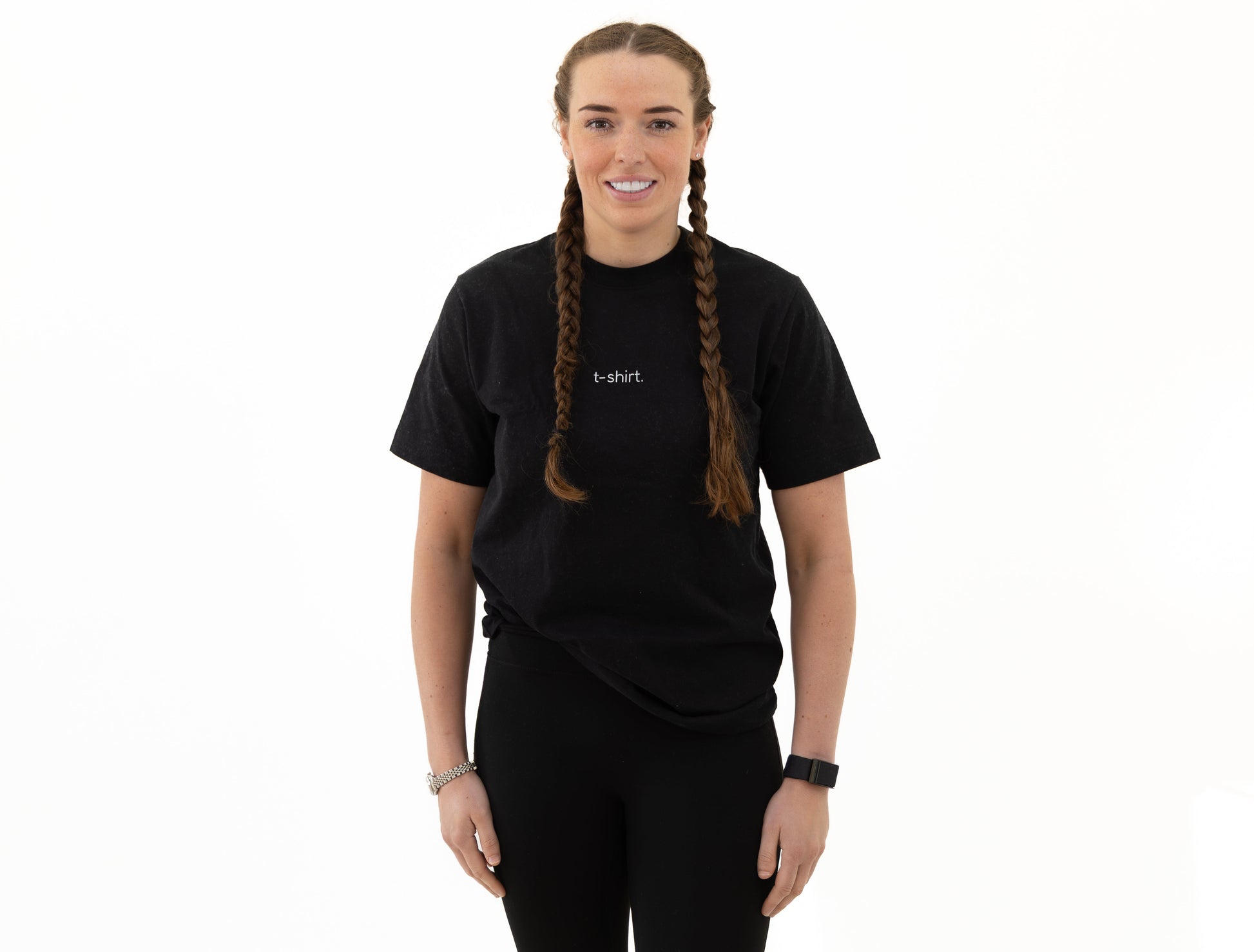 simple. t-shirt. black.-2