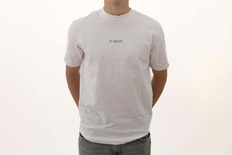 simple. t-shirt. white.-3