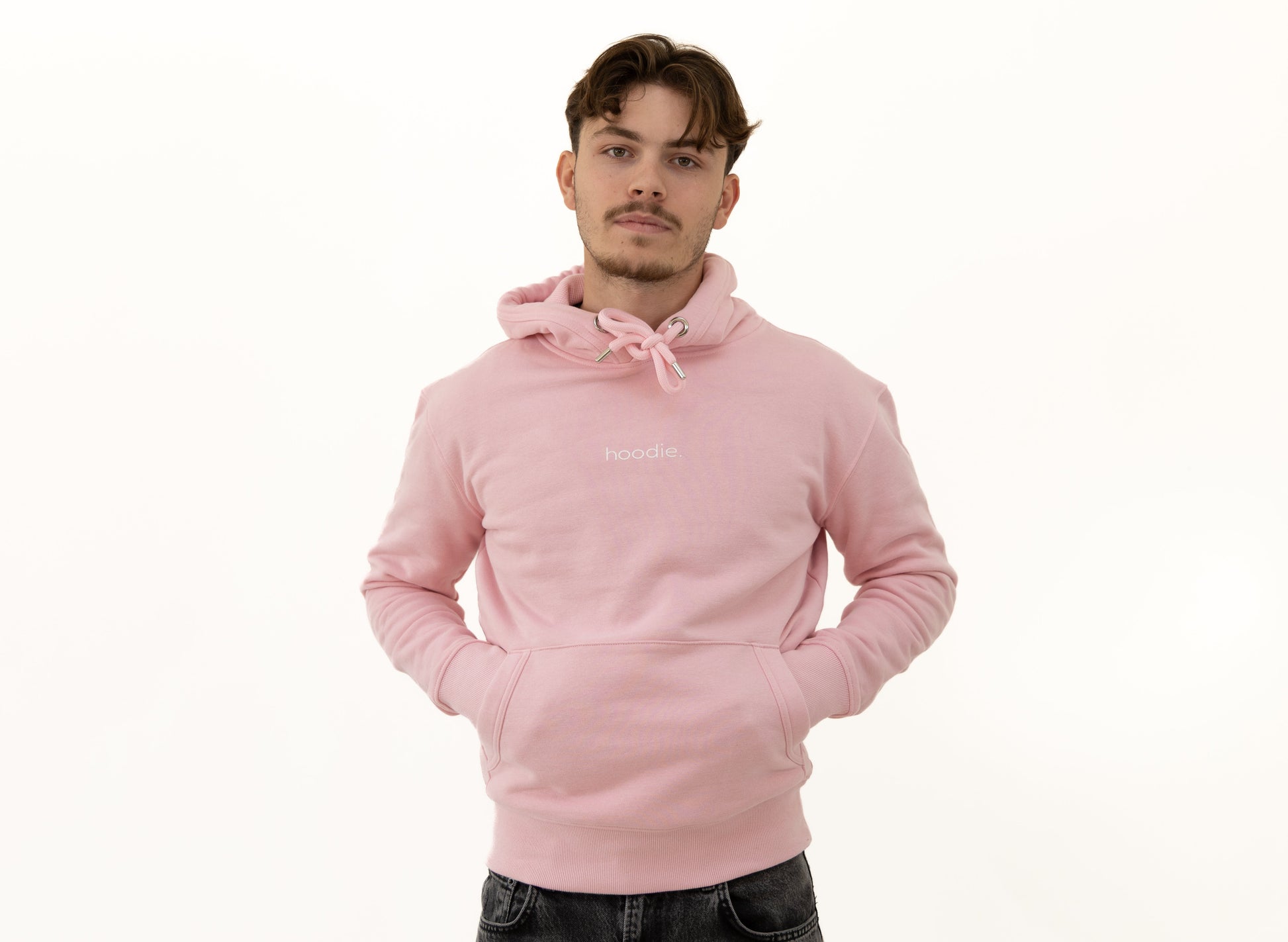 simple. hoodie. pink.-1