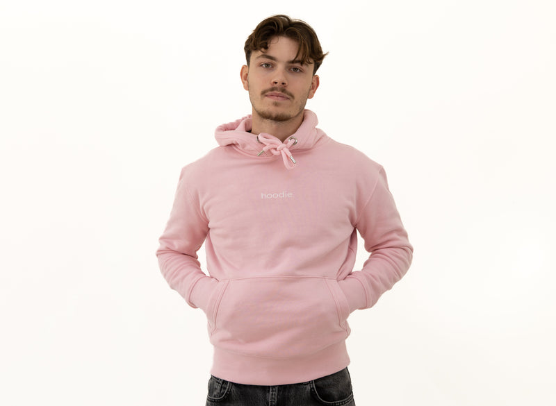 simple. hoodie. pink.-1