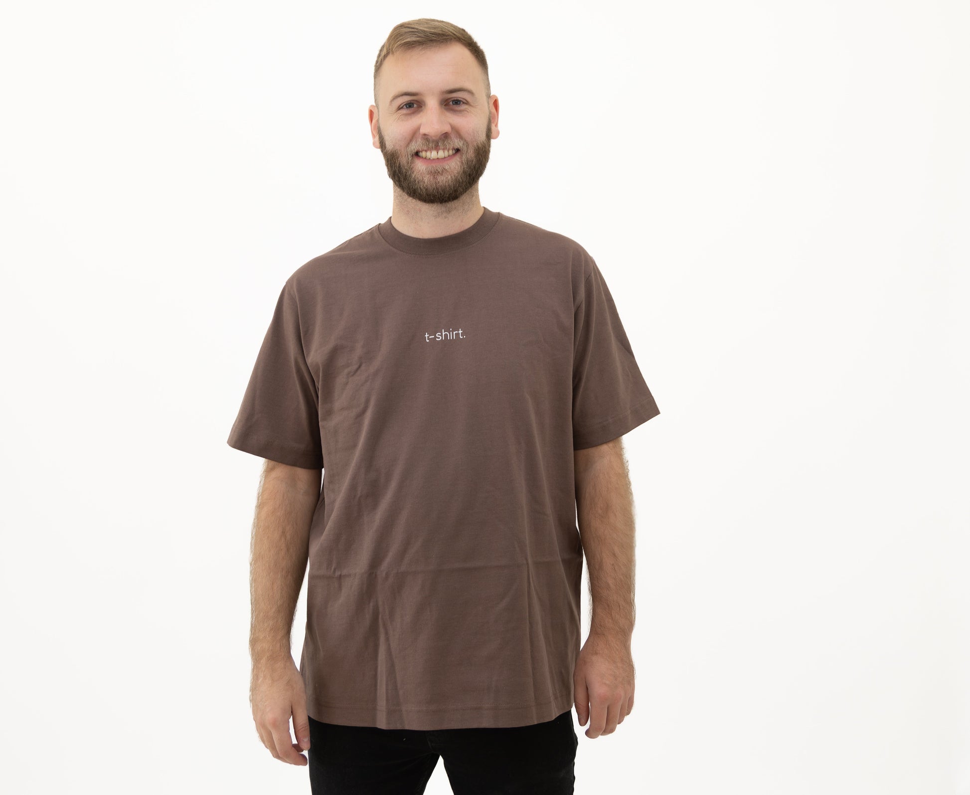 simple. t-shirt. mocha.-1