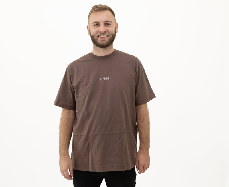 simple. t-shirt. mocha.-1