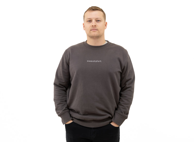 simple. sweatshirt. charcoal.-1