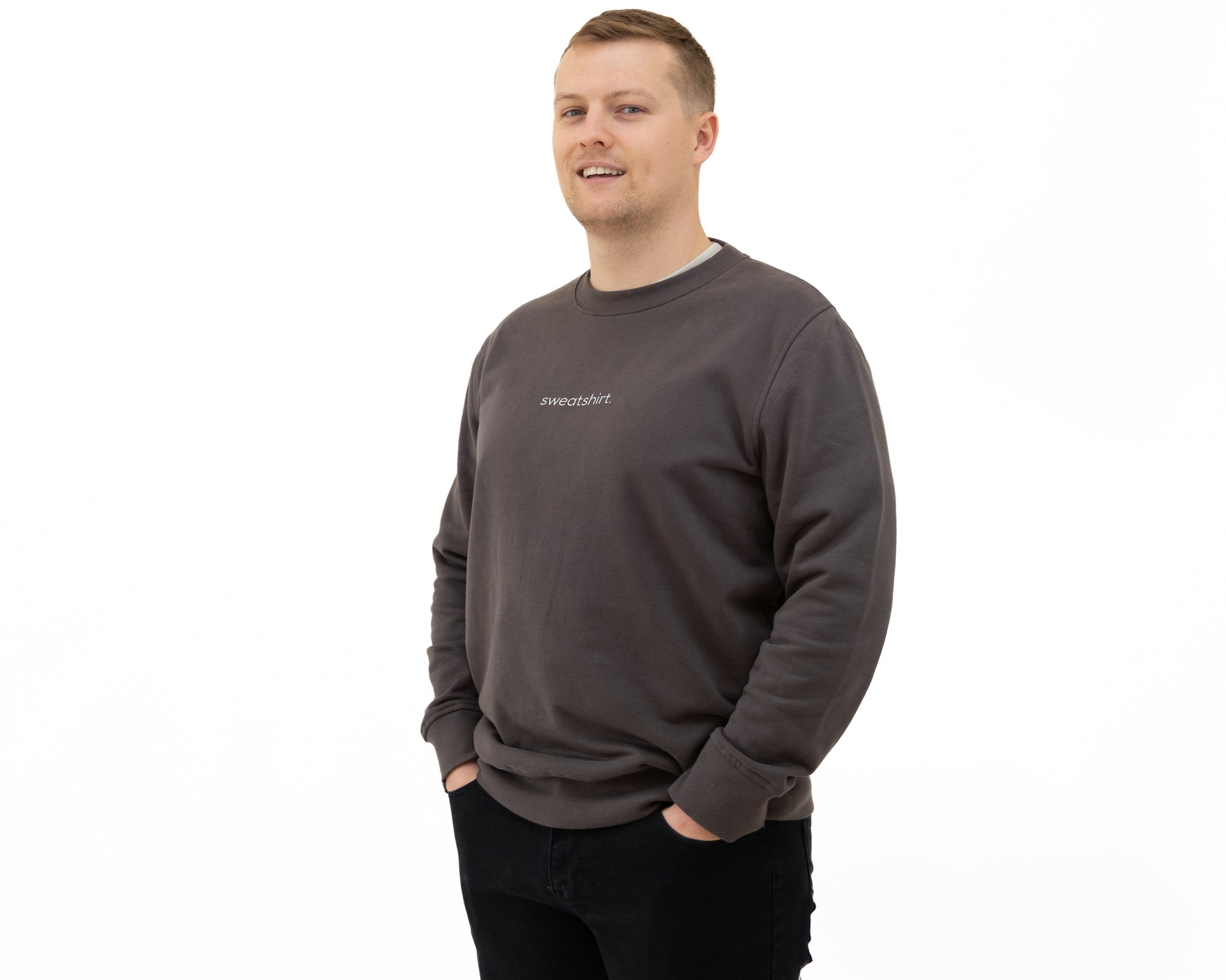 simple. sweatshirt. charcoal.-2