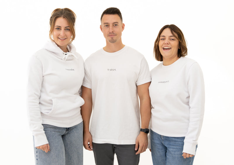 simple. sweatshirt. snug. white.-4