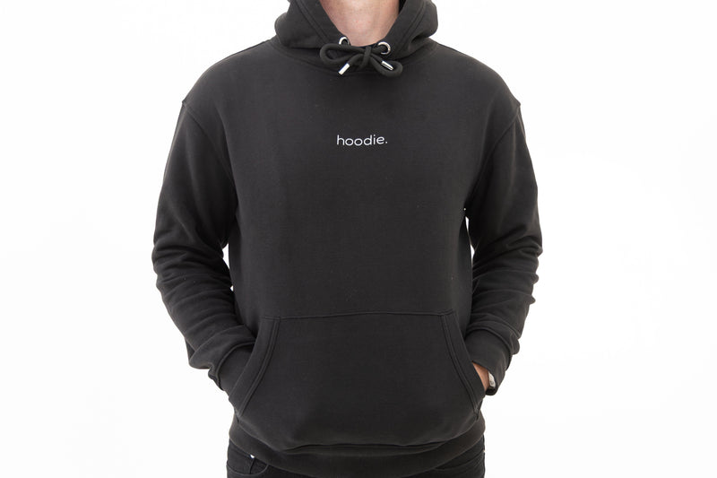 simple. hoodie. black.-3