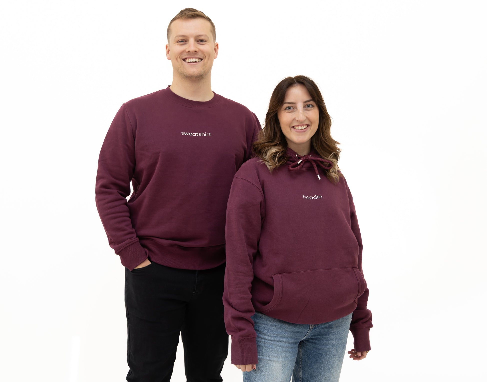 simple. sweatshirt. snug. zinfandel.-4