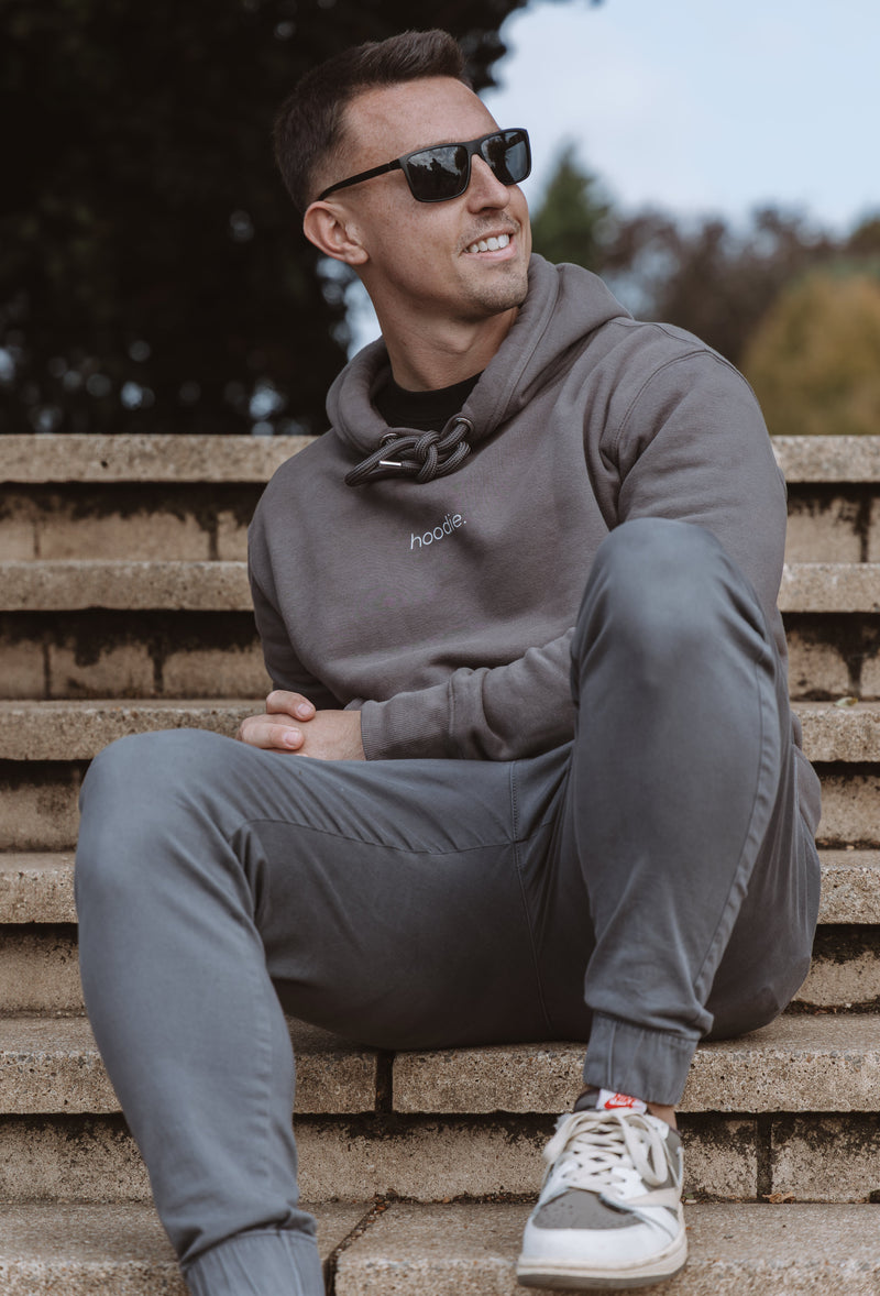 simple. hoodie. charcoal.-3