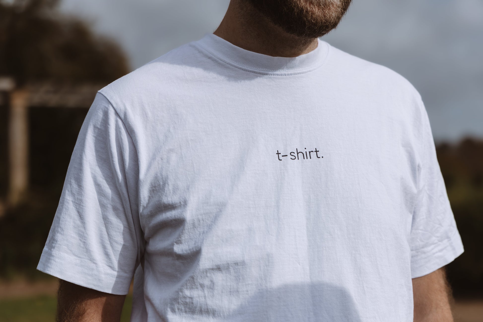 simple. t-shirt. white.-7