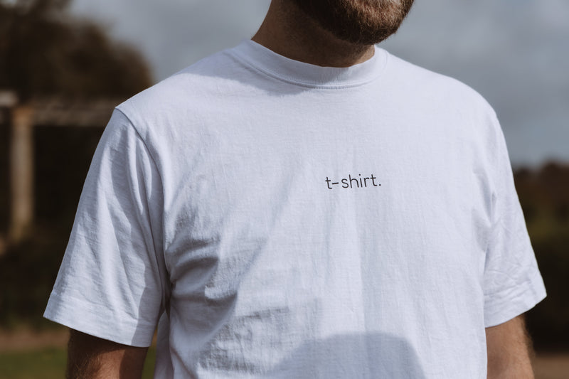 simple. t-shirt. white.-7