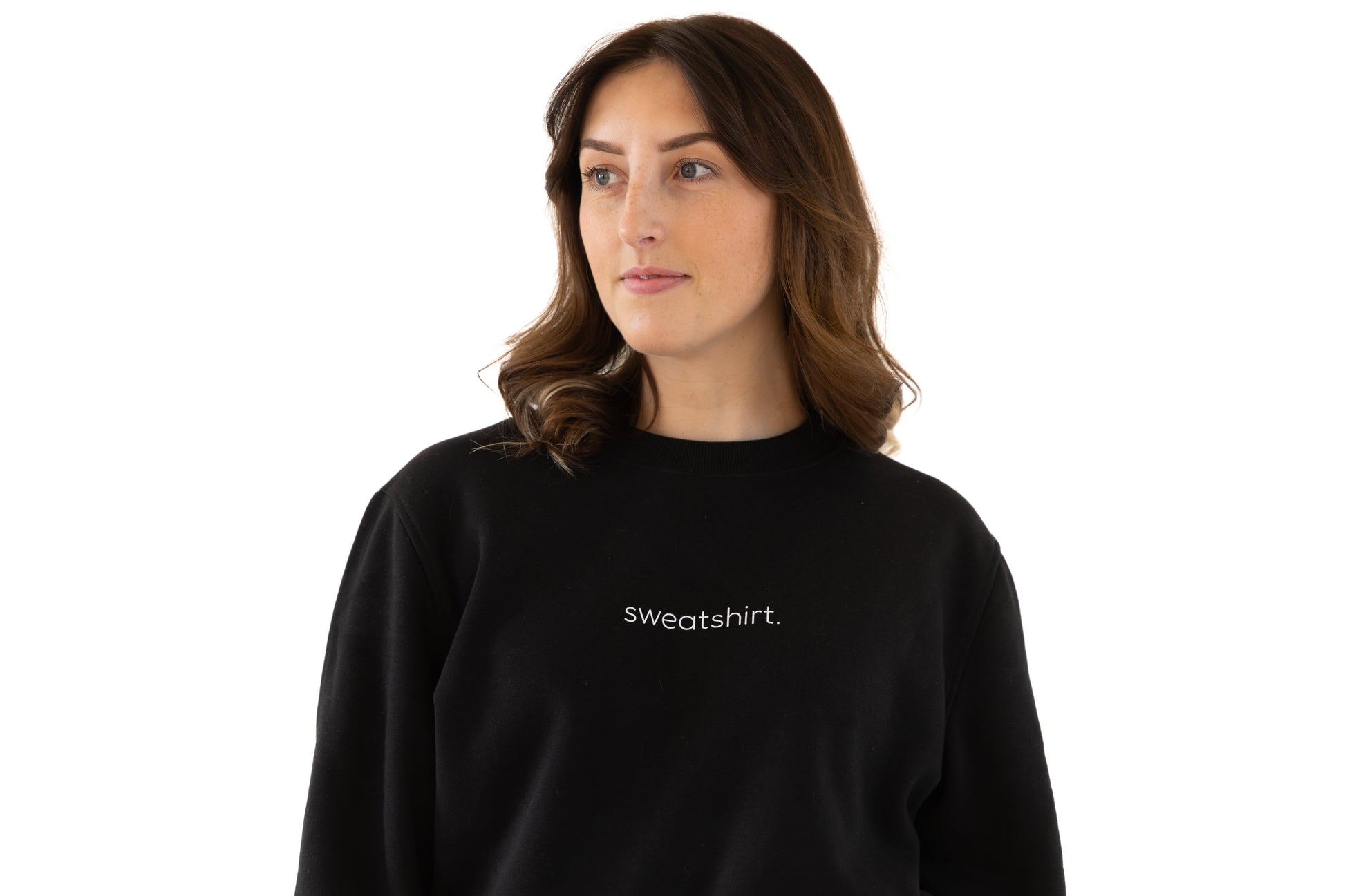 simple. sweatshirt. black.-3