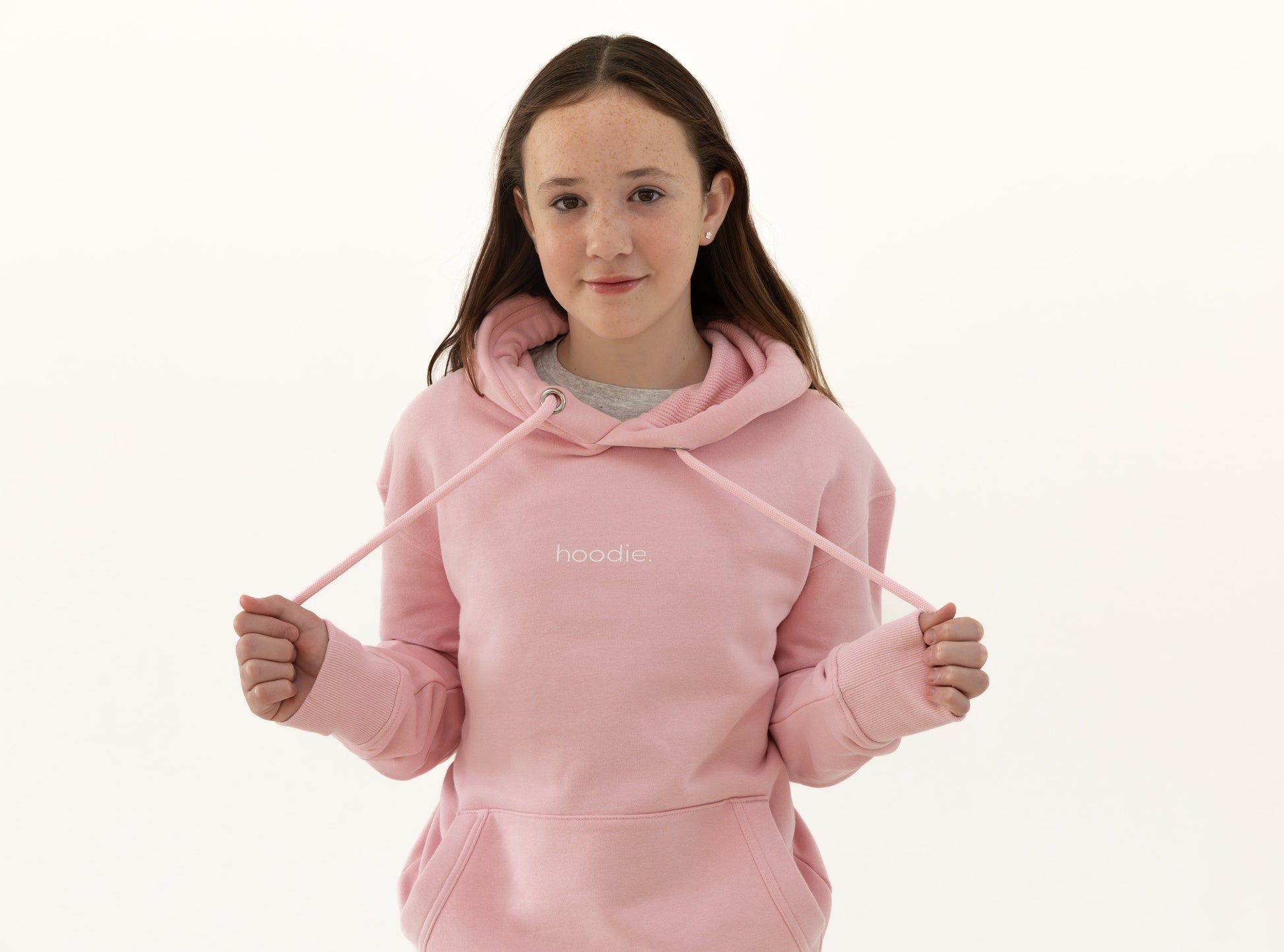 simple. hoodie. pink.-4