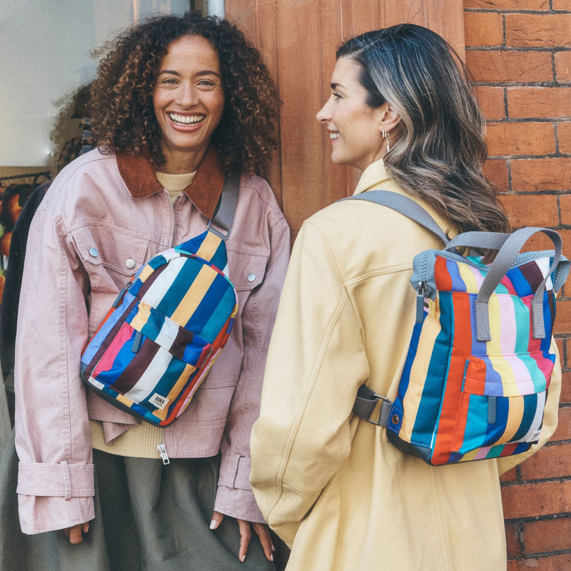 Bantry Backpack in Wide Multi Stripe-2