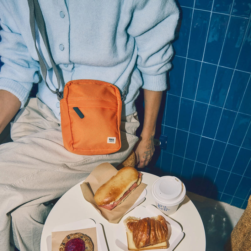 Bond Pocket Crossbody Bag in Jaffa Orange-2