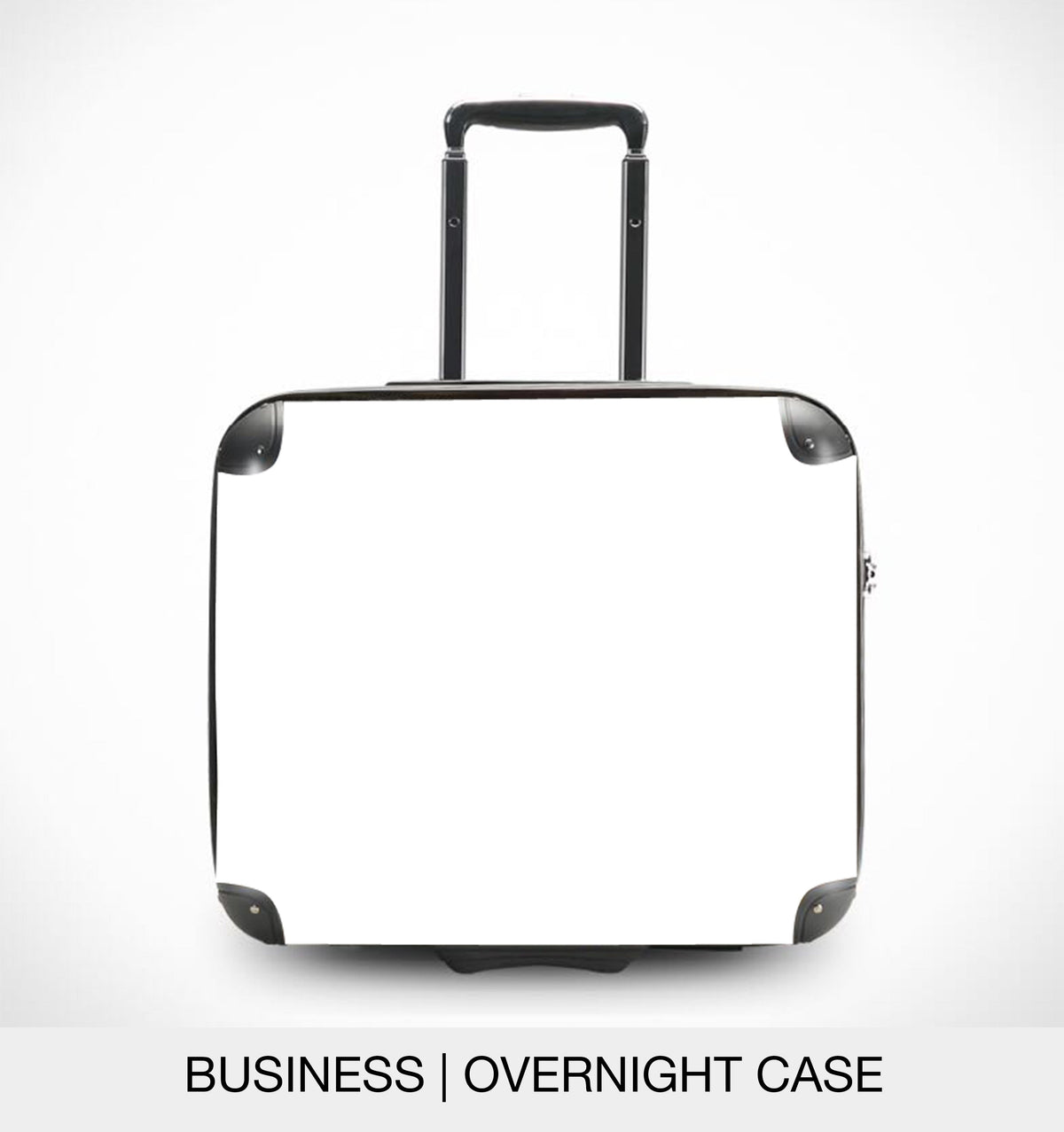 Black with Pink Font Initial Personalised Suitcase-11