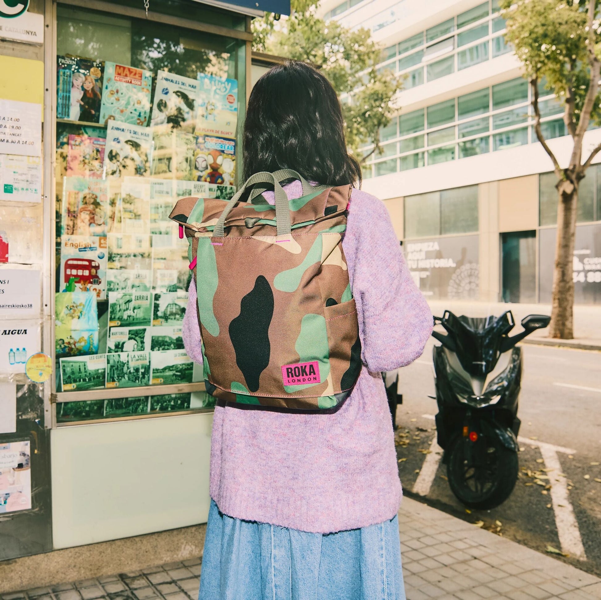Camden J Backpack in Vintage Camo-2