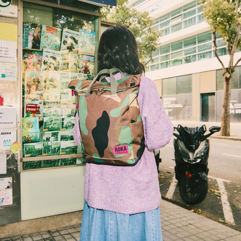 Camden J Backpack in Vintage Camo-2