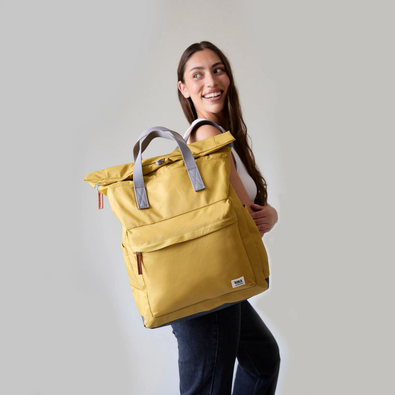 Canfield Roll Top Backpack in Corn-14