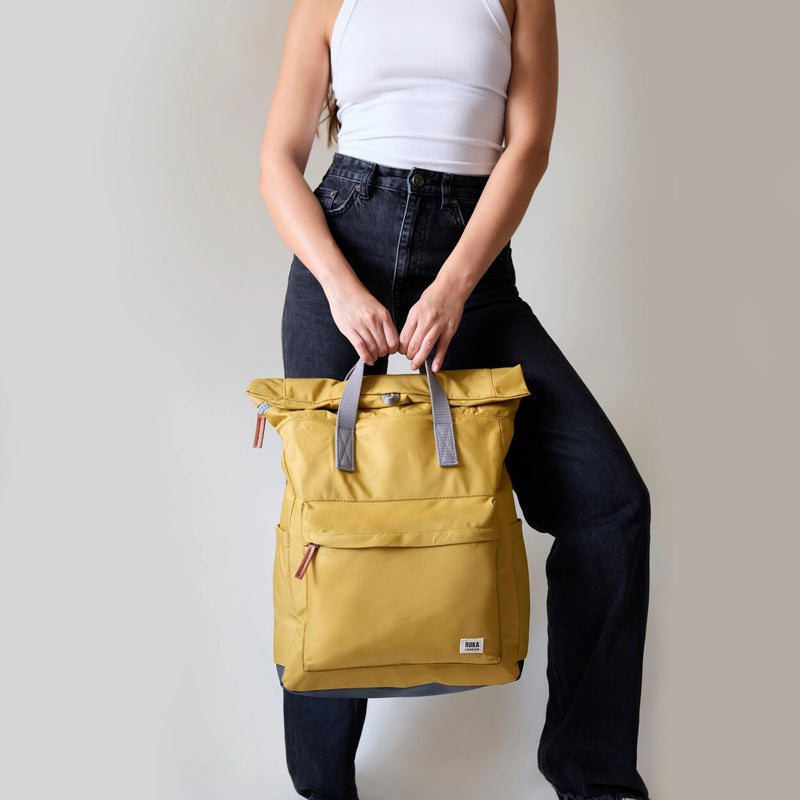 Canfield Roll Top Backpack in Teal-14