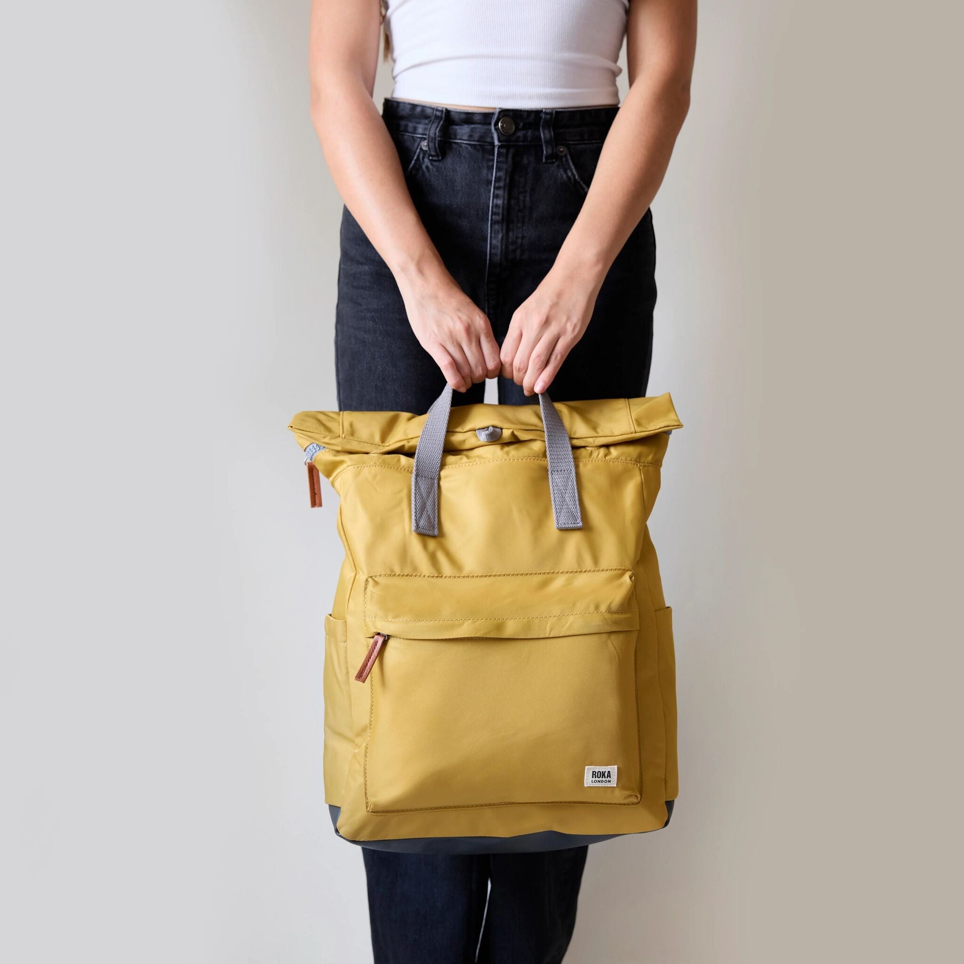 Canfield Roll Top Backpack in Burnt Blue-3