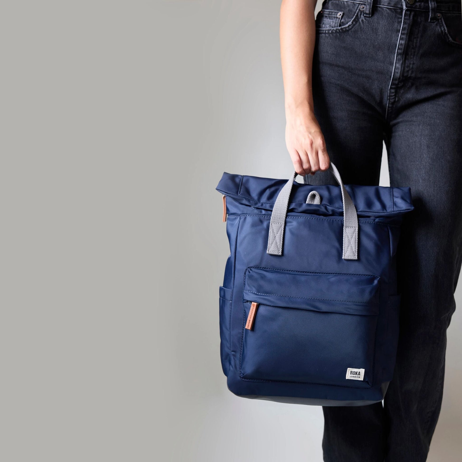 Canfield Roll Top Backpack in Petrol-11