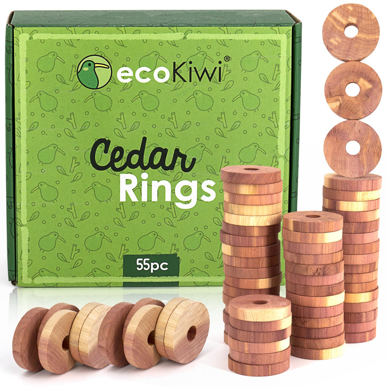 Natural Cedar Travel Hanger Rings-13