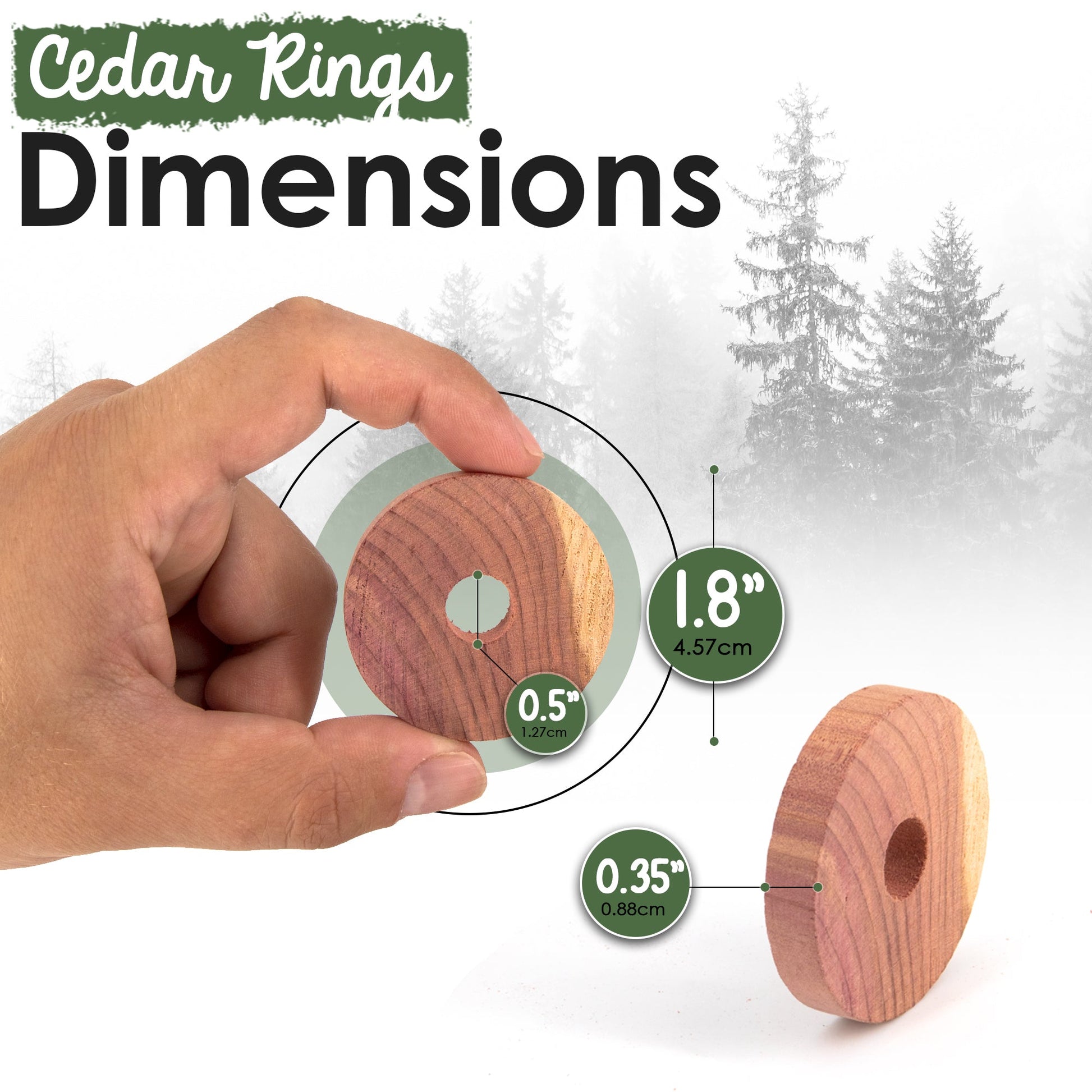 Natural Cedar Travel Hanger Rings-8