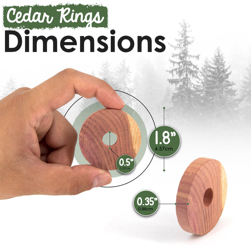 Natural Cedar Travel Hanger Rings-8
