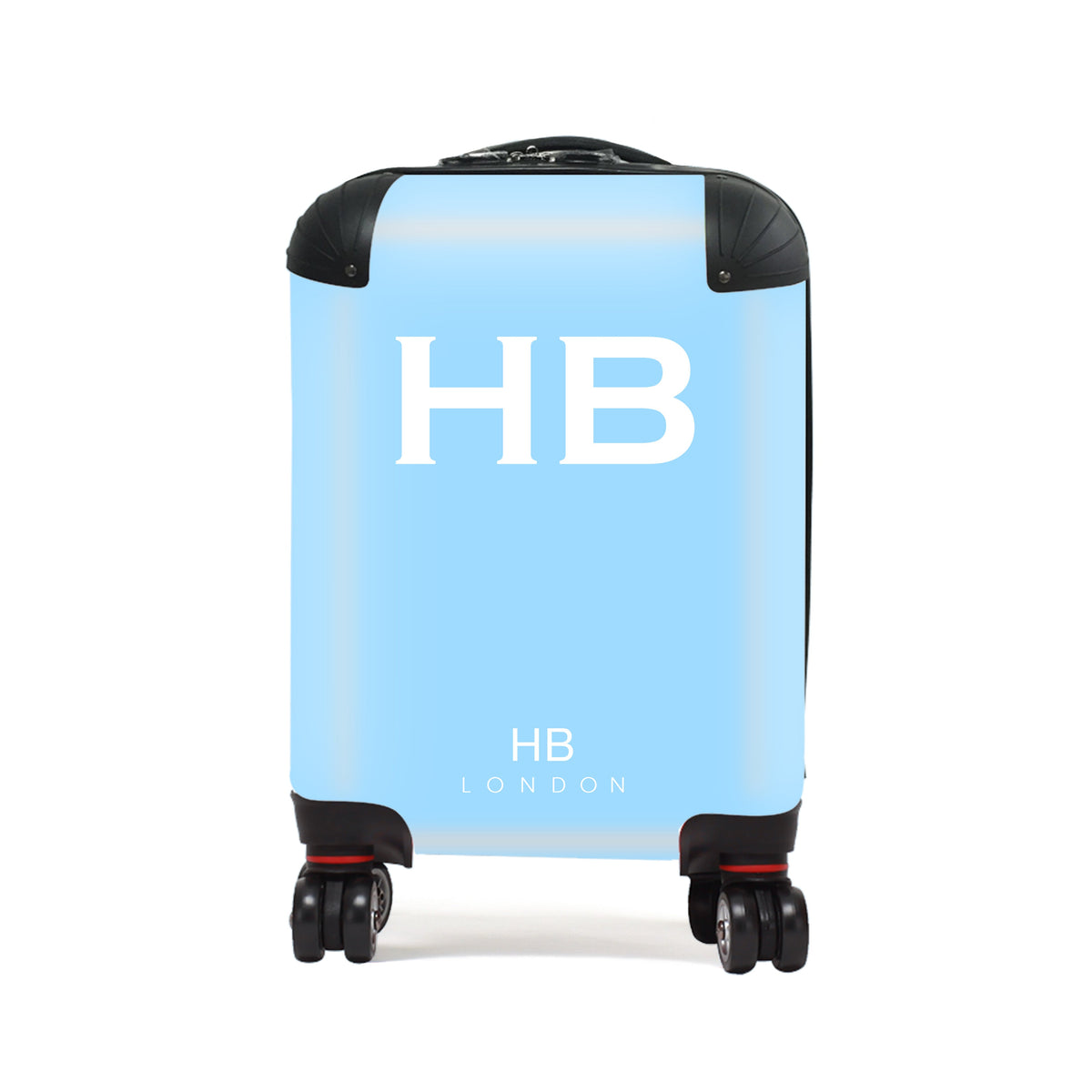 Blue with White Font Children's Personalised Suitcase-1