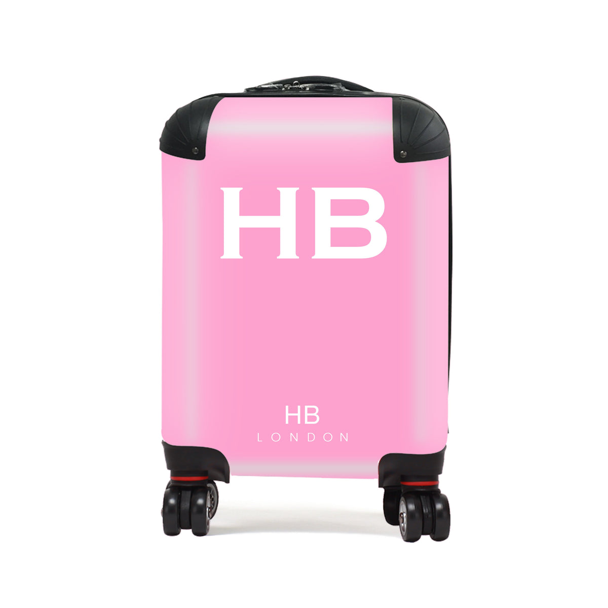 Pink with White Font Children's Personalised Suitcase