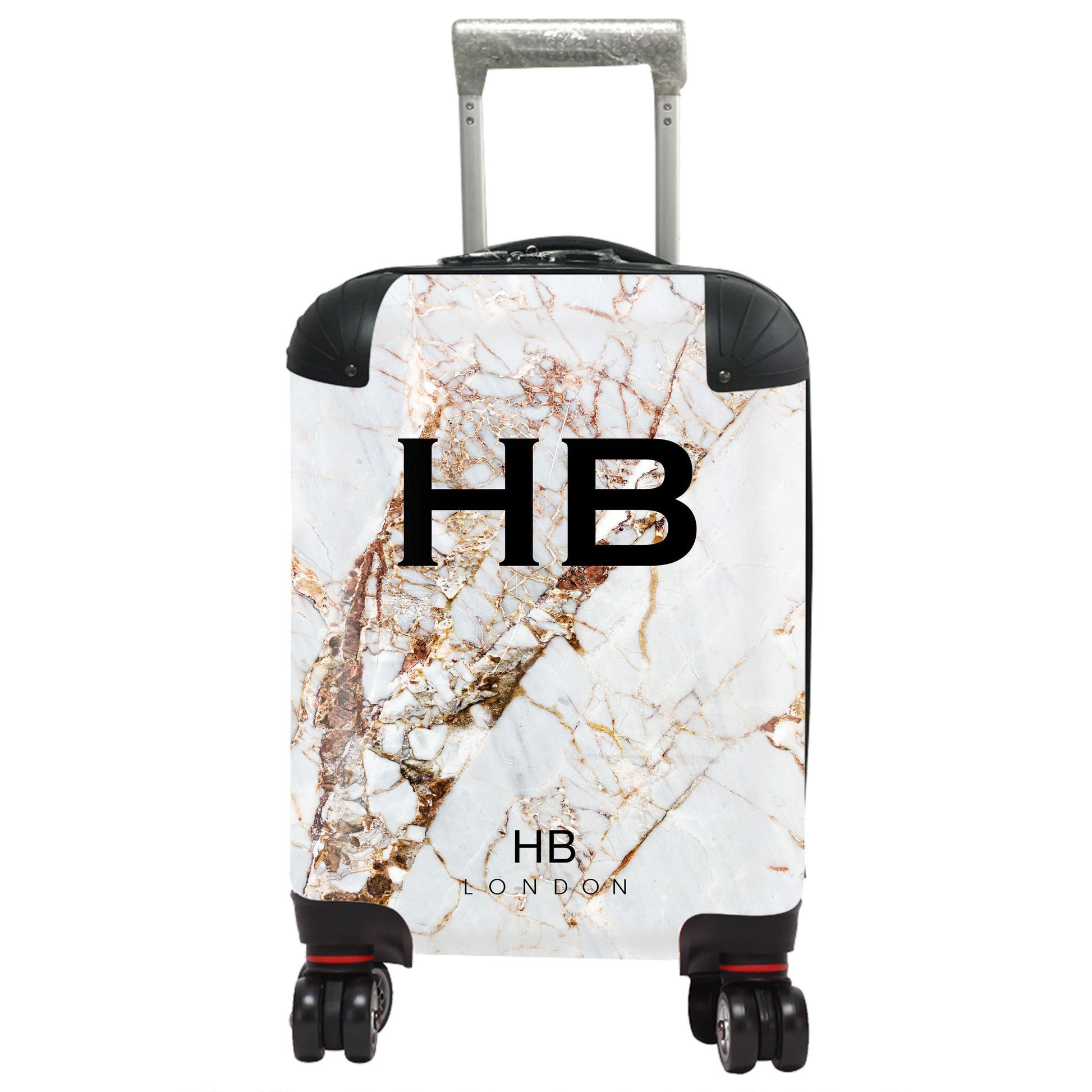 Natural Cracked Marble Children's Personalised Suitcase-2