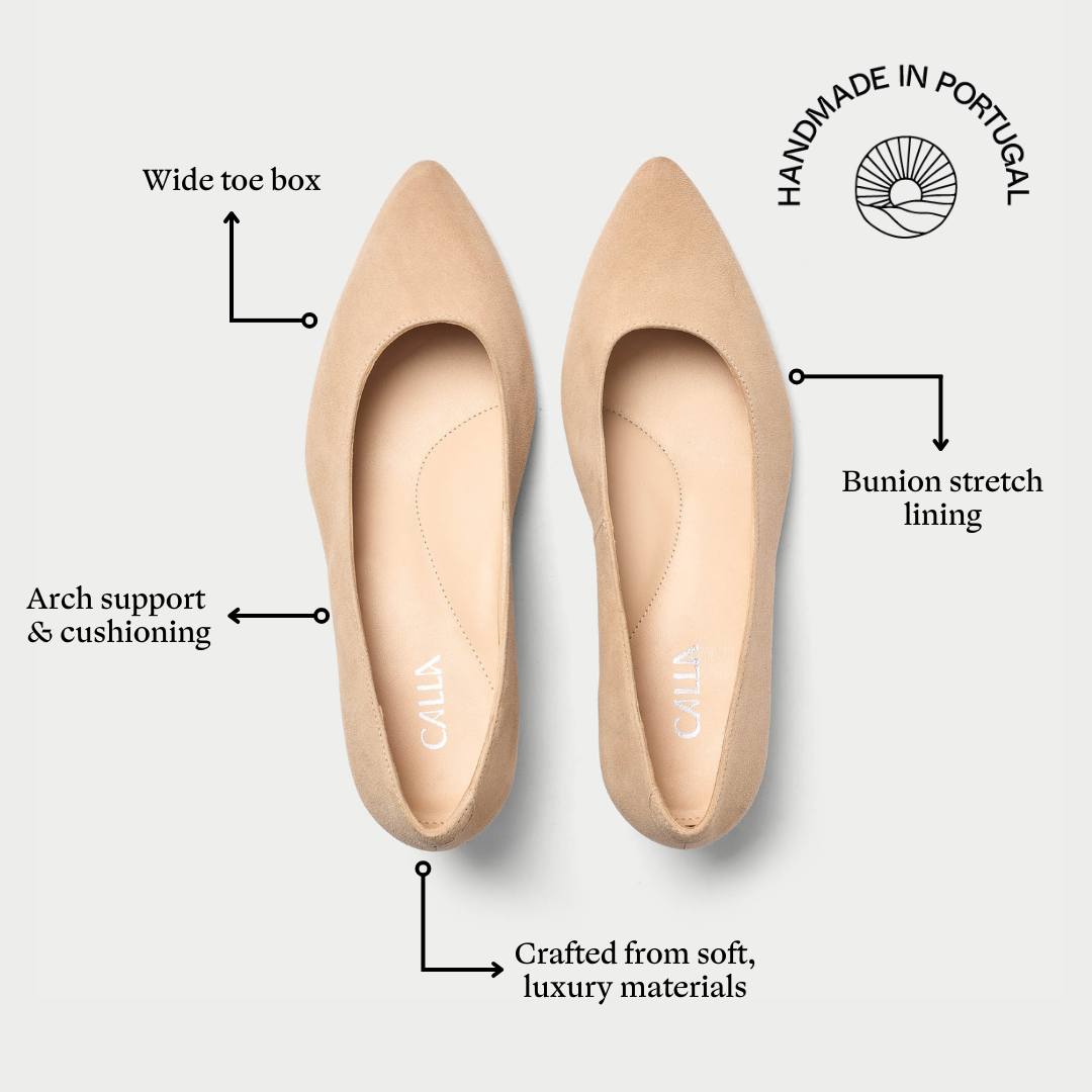 Claudia - Taupe Suede Courts-5