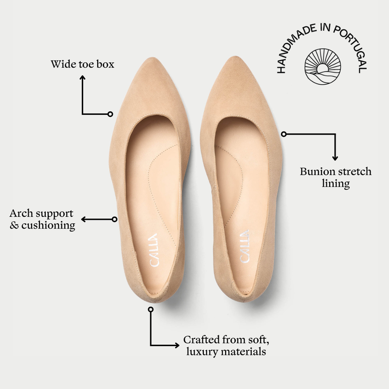 Claudia - Taupe Suede Courts-5