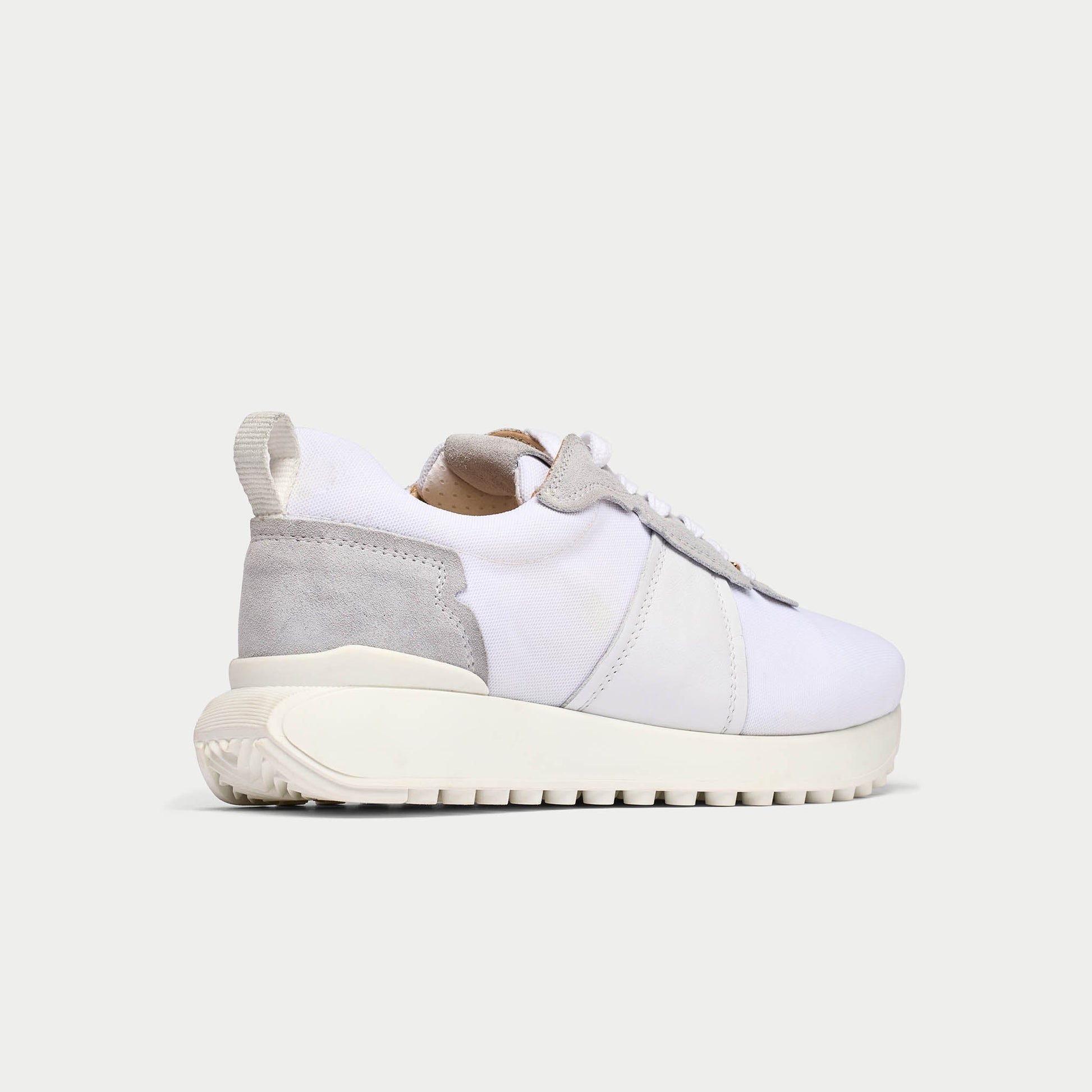 Cosmos - Chunky-Sole White Wide Fit Trainers-8